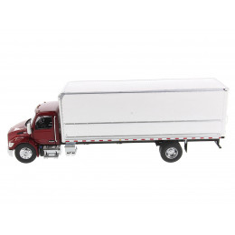 Peterbilt 536 Truck with Supreme Signature Van Body Red Metallic 