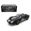 1966 Ford GT-40 MK II #2 Black 1/18 Diecast Model Car by Shelby Collectibles