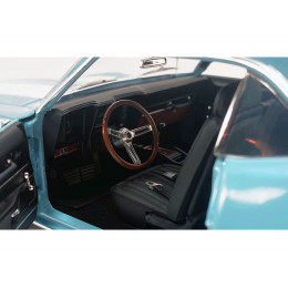 1969 Chevrolet Camaro Z/28 Carolina Blue with White Stripes Limited Edition to 420 pieces Worldwide 1/18 Diecast Model Car by ACME