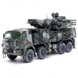 Pantsir S1 96K6 Self-Propelled Air Defense Weapon System Tri-Color Camouflage 