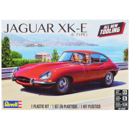 Level 5 Model Kit Jaguar XK-E (E-Type) 1/24 Scale Model by Revell