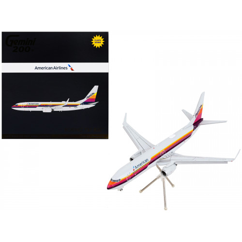 Boeing 737-800 Commercial Aircraft with Flaps Down 