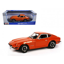 1971 Datsun 240Z Orange 1/18 Diecast Model Car by Maisto