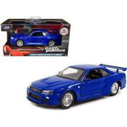 Brian's Nissan Skyline GT-R R34 Blue 