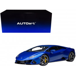 Lamborghini Huracan EVO Blu Nethuns Blue 1/18 Model Car by Autoart