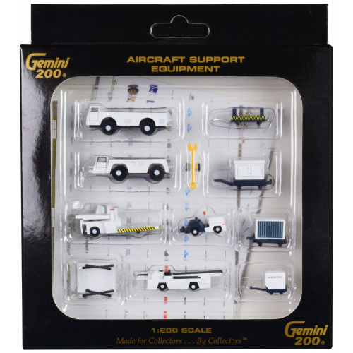 Airport Support Equipment Set of 10 pieces 