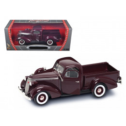 1937 Studebaker Express Pickup Truck Burgundy 1/18 Diecast Model Car by Road Signature