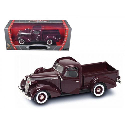 1937 Studebaker Express Pickup Truck Burgundy 1/18 Diecast Model Car by Road Signature