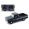 1966 Chevrolet C10 Fleetside Pickup Truck Dark Blue 1/24 Diecast Car Model by Motormax