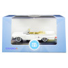1961 Chrysler 300 Convertible Alaskan White 1/87 (HO) Scale Diecast Model Car by Oxford Diecast