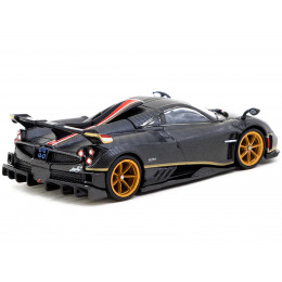 Pagani Imola Matt Black Carbon Fiber with Red Stripe 