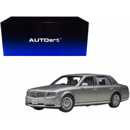 Toyota Century with Curtains RHD (Right Hand Drive) Silver Special Edition 1/18 Model Car by Autoart
