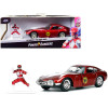 1967 Toyota 2000GT RHD (Right Hand Drive) Red Metallic and Red Ranger Diecast Figurine 
