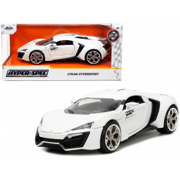 Lykan Hypersport White with Bronze Metallic Rear Spoiler 