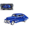 1948 Chevrolet Aerosedan Fleetline Blue 1/24 Diecast Model Car by Motormax