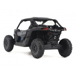 Can-Am Maverick X3 X RS Turbo RR Triple Black with Driver Figure 1/32 Diecast Model by BRP Models