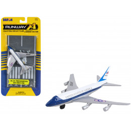 Boeing VC-25 Aircraft White and Blue 