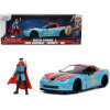 2006 Chevrolet Corvette Z06 Red and Blue with Doctor Strange Diecast Figurine