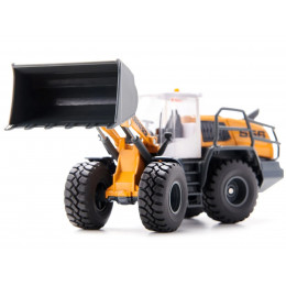 Liebherr L556 Wheel Loader Yellow with White Cabin 1/50 Diecast Model by Siku