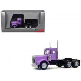 Kenworth W900 Short Day Cab Purple 1/87 (HO) Plastic Model Car by Promotex