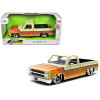 1985 Chevrolet C-10 Pickup Truck Beige with Stripes and Cartelli Wheels
