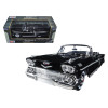 1958 Chevrolet Impala Convertible Black 1/24 Diecast Model Car by Motormax