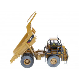 CAT Caterpillar 770 Off-Highway Truck Yellow (Weathered) with Operator 