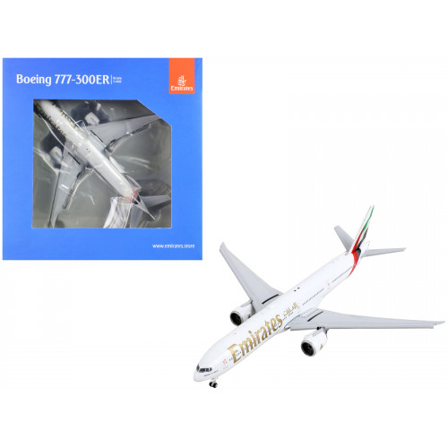 Boeing 777-300ER Commercial Aircraft with Flaps Down 