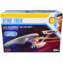 Skill 2 Snap Model Kit U.S.S. Enterprise NCC-1701 Refit Spaceship 