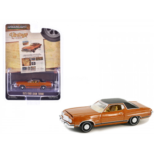 1973 Ford Gran Torino Copper Metallic with Black Vinyl Top 