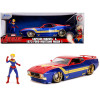 1973 Ford Mustang Mach 1 with Captain Marvel Diecast Figurine