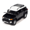 2007 Toyota FJ Cruiser Black Diamond with White Top and Roofrack