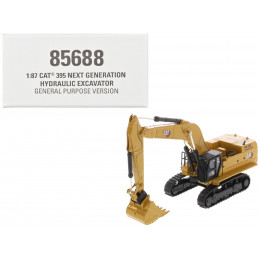 CAT Caterpillar 395 Next-Generation Hydraulic Excavator (General Purpose Version) Yellow with Additional Tools 
