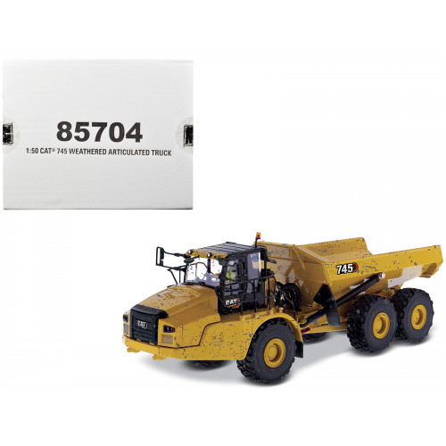 CAT Caterpillar 745 Articulated Truck with Operator (Dirty Version) 