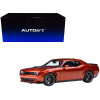 2022 Dodge Challenger R/T Scat Pack Widebody Sinamon Stick Orange 1/18 Model Car by Autoart