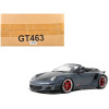 Porsche 911 LB-Works Alpha 9 Gray with Black Hood 1/18 Model Car by GT Spirit
