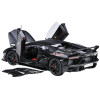 Lamborghini Aventador SVJ Nero Nemesis Matt Black 1/18 Model Car by Autoart