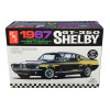 Skill 2 Model Kit 1967 Ford Mustang Shelby GT350 Black 1/25 Scale Model by AMT
