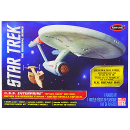 Skill 2 Model Kit Star Trek U.S.S. Enterprise and S.S. Botany Bay 