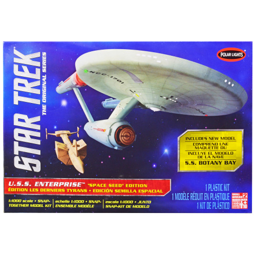 Skill 2 Model Kit Star Trek U.S.S. Enterprise and S.S. Botany Bay 