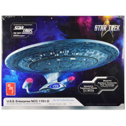 Skill 2 Model Kit U.S.S. Enterprise NCC-1701-D Space Ship 