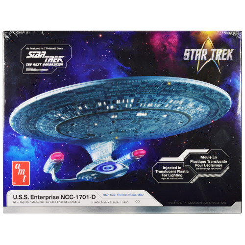 Skill 2 Model Kit U.S.S. Enterprise NCC-1701-D Space Ship 
