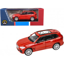BMW X5 with Sunroof Toronto Red Metallic 1/64 Diecast Model Car by Paragon