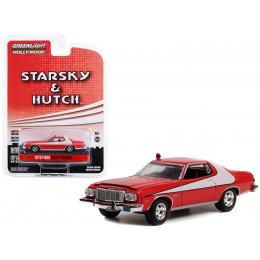 1976 Ford Gran Torino Red with White Stripes (Crashed Version) 