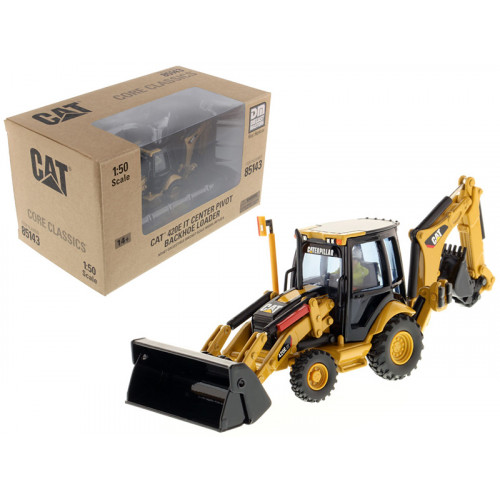 CAT Caterpillar 420E Center Pivot Backhoe Loader with Working Tools with Operator 