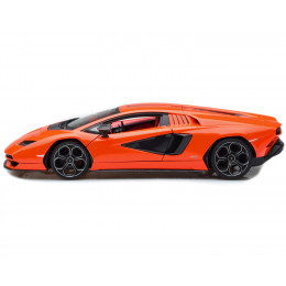 Lamborghini Countach LPI 800-4 Orange with Red Interior 