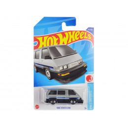 1986 Toyota Van Silver Metallic and Black with Stripes 