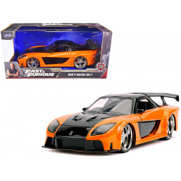 Han's Mazda RX-7 RHD (Right Hand Drive) Orange and Black 