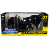 JDM Flatbed Truck Matt Black and 1986 Audi Sport Quattro S1 E2 Matt Black