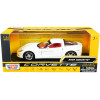 2005 Chevrolet Corvette C6 White with Red Interior